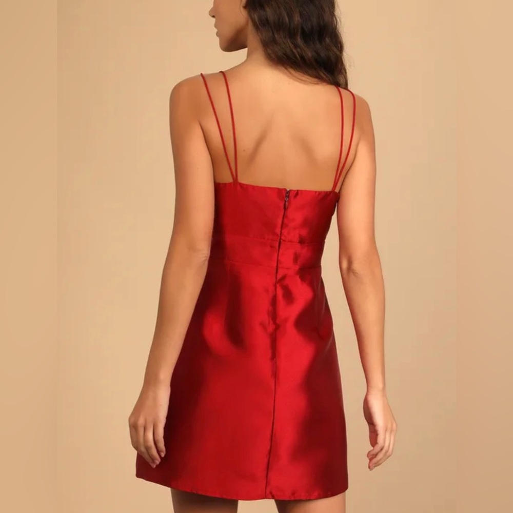 Lulus Wine Red Sleeveless Mini Dress - Picture 2 of 4